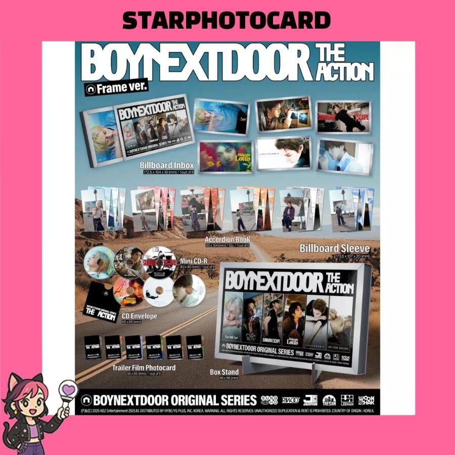 [READY STOCK] BOYNEXTDOOR - 5TH EP THE ACTION FRAME Ver ALBUM