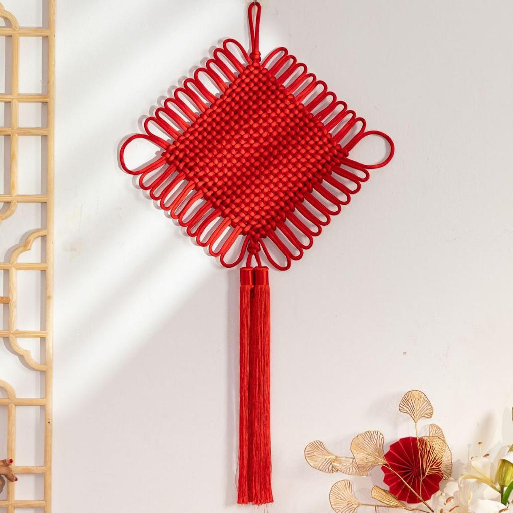 Chinese Knot Wall Decor for Living Room - Perfect for Spring Festival, New Year, Weddings, and Housewarming Gifts