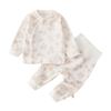 Pure Cotton Baby High-Waisted Two-Piece Set - Newborn Autumn Pajamas