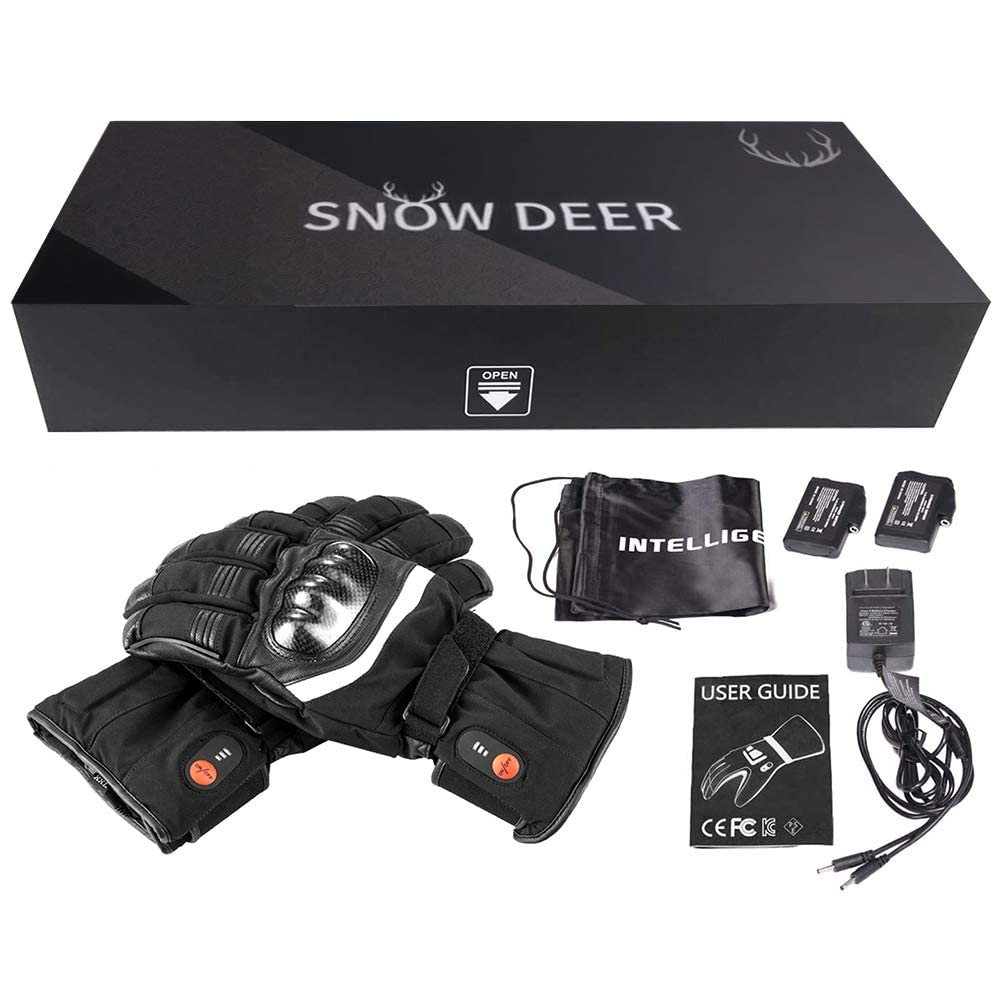 Heated Gloves for Electric Heated Gloves with Fingerless Golf Gloves Motorcycles, Women's, Rechargeable, 7.4V, Waterproof, Mittens, Closure,