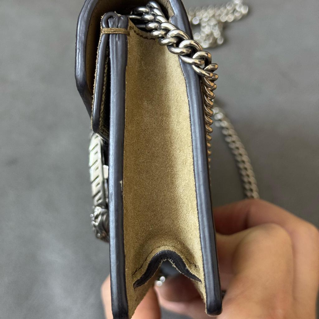 [Pre-Owned] Gucci Dionysus GG Supreme Super Mini Bag 'Beige' - Very Good #W4XW80