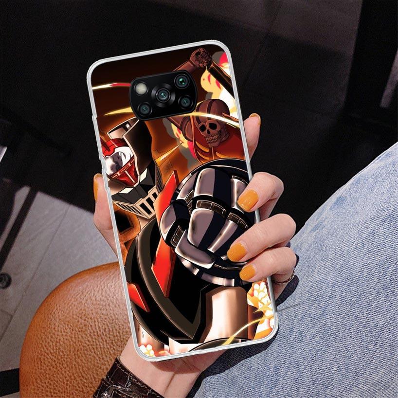 Manga Mazinger Z Anime Phnoe Case for Xiaomi Poco X5 X6 X7 Pro X4 Gt F7 Ultra M8 M7 Redmi 15C 15 13C 13 12C 12 Unique Cover Coqu