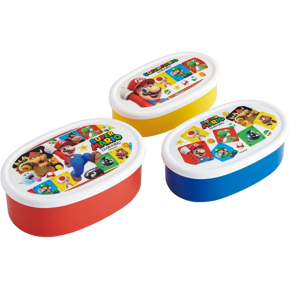 Skater (Skater) Bento Box, Antibacterial Storage Containers, Lunch Box, Set of 3, Made in Japan, ...