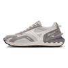 Mizuno Scarpe da Ginnastica Casual Basse LG 70s Sportive Comode in Rete Pelle Sintetica Antiscivolo Resistenti all'Usura Unisex Sneaker Grigio Bianco D1GH213010