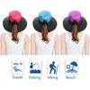 3 Pieces Womens Ponytail Wide Brim Sun Hat Packable UV Protection Beach Cap for Fishing & Hiking