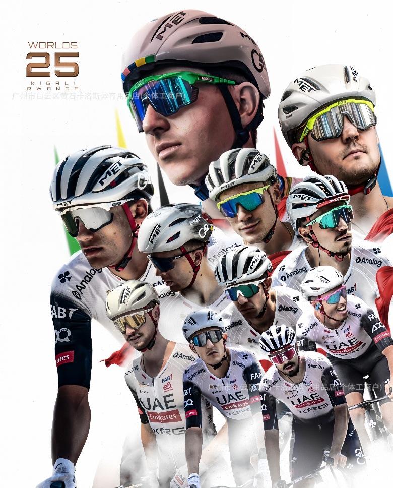 SCICON Pogačar KUNKEN Tour De France Champion Cycling Glasses: Anti-UV Photochromic