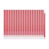 PATIKIL 24 Colors Pre-sharpened Oil Colored Pencils Set with Plastic Caps, Hexagonal Barrel Wooden Pencils for Art Drawing, Red
