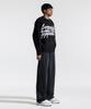 CREAM SODA LAB Pigment Wide String Pants Black