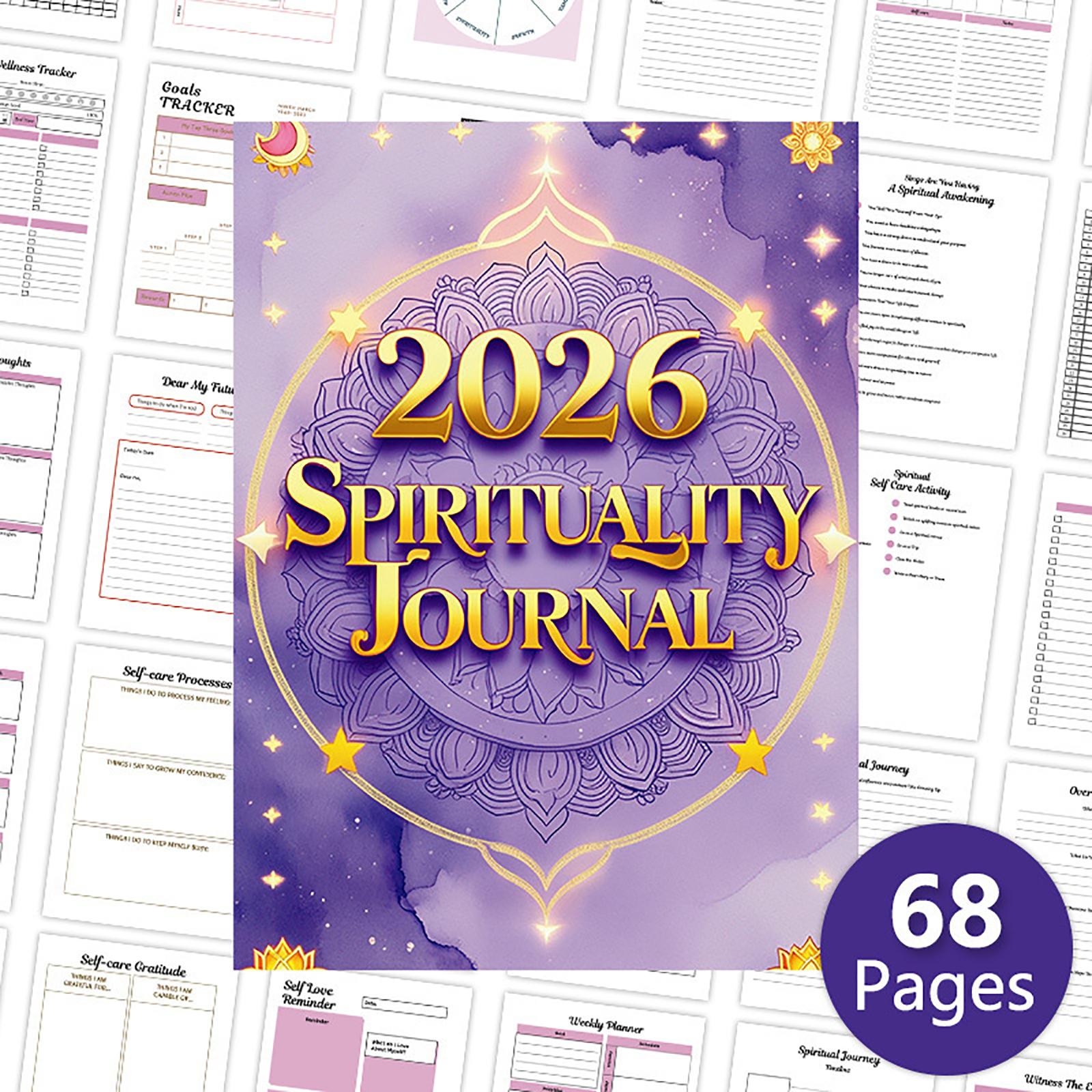 

Дневник духовности Духовный дневник Записная книжка для отслеживания записей One Size