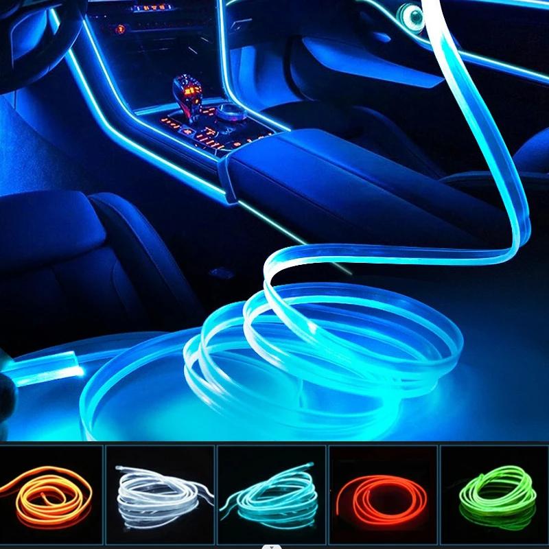 Auto Dashboard Console Led Ambient Cold Light Decorative Strips 1-5M