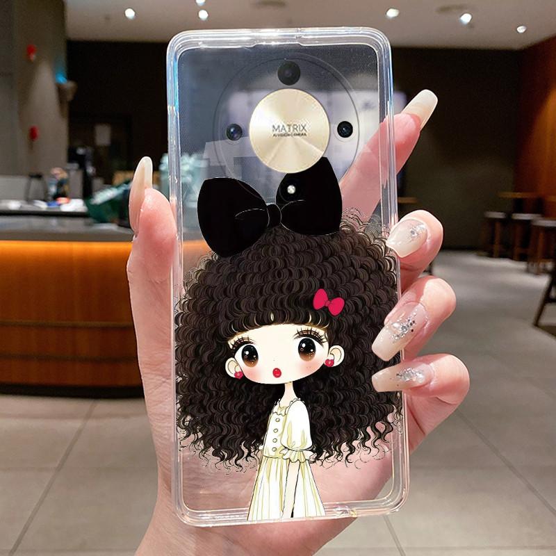 Casing For Honor X9b X9a Magic 6 5 Lite 5G Luxury Dragon Cute Cool Boys Girls Transparent Soft silicone Back Cover Phone Case