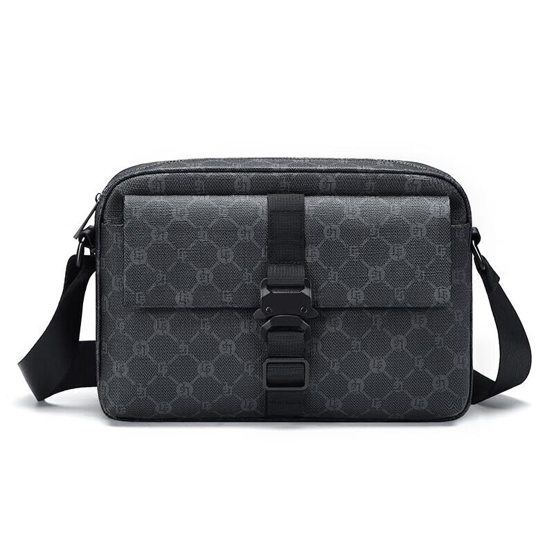 For Moda GOLF Schoudertas, Crossbody Tas, Slijtvast, Vierkante Tas voor Werk en Pendelen, Zwart, 260*180*80mm