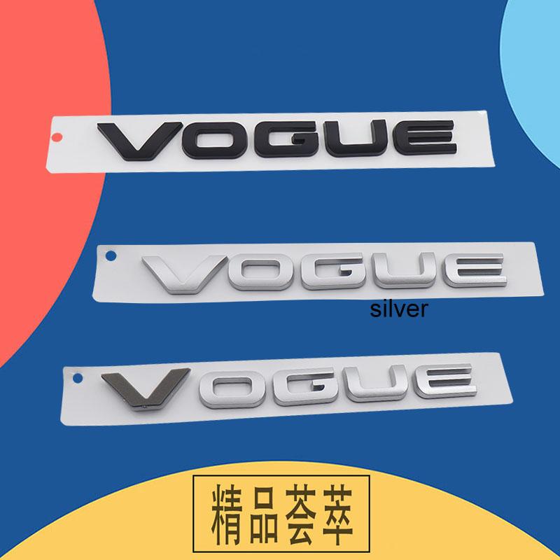 3D Premium for Supercharged HSE TDV8 ABS VOGUE car Hood Fender trunk Bonnet Nameplate Decal Emblem Badge Sticker