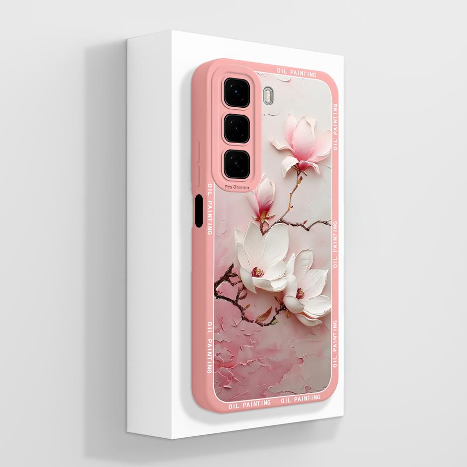 For Infinix Hot50 50i 50Pro 50Pro+ Case Lovely Cat Panda Fall Prevention Unique Phone Cover For Infinix Hot 50 Pro Plus 50i Capa