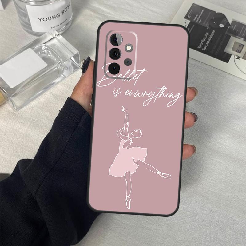 Ballet Dance Case For Samsung Galaxy A53 A33 A23 A13 A14 A24 A34 A54 A52 A32 A22 A12 A51 A71 A21S Cover