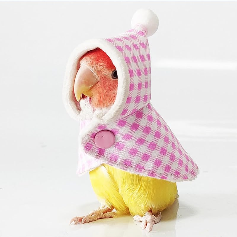 Cute Bird Costume, Parrot Cloak Cosplay Photo Prop, Bird Clothes for Budgerigar, n Greys Parakeet, Conure, Cockatiel, Mynah, Love Birds, Finches