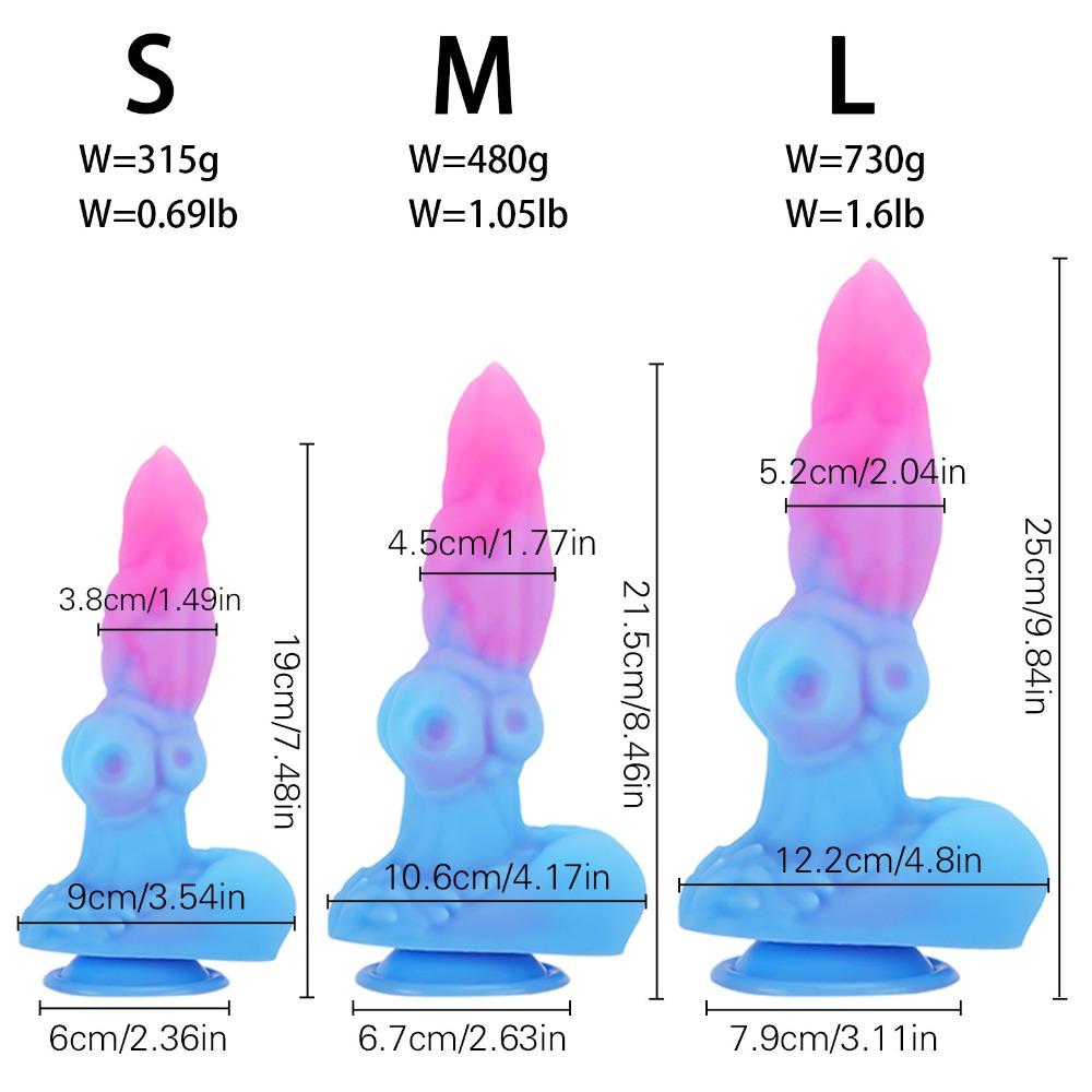 Realistic Animal Shaped Dildo for Women - Soft Silicone Adult Toy for Intimacy & Play