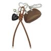 Miu-Style Mini Leather Keychain Bag Pendant