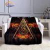 Fashion Northern Europe Freemasonry Blanket Masonic Portable Sofa  Freemason Flannel Warm Four Seasons Camping Blanket
