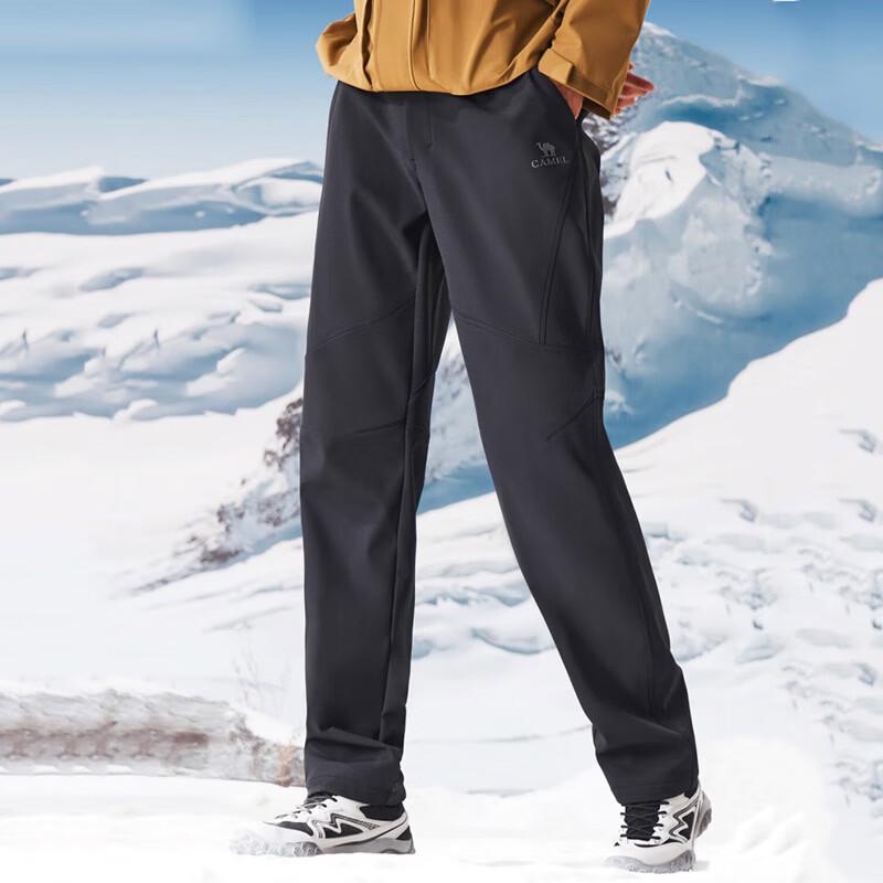 CAMEL Men's Fleece-Lined Outdoor Softshell Pants