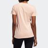 adidas T Shirts Women's Pink Crew Neck Moderate ED8145
