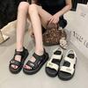 Fashion 2025 New Women's Sandals Adjustable Strap Shoes Comfort Platform Summer Walking Casual Outdoor Beach Dressy Slippers