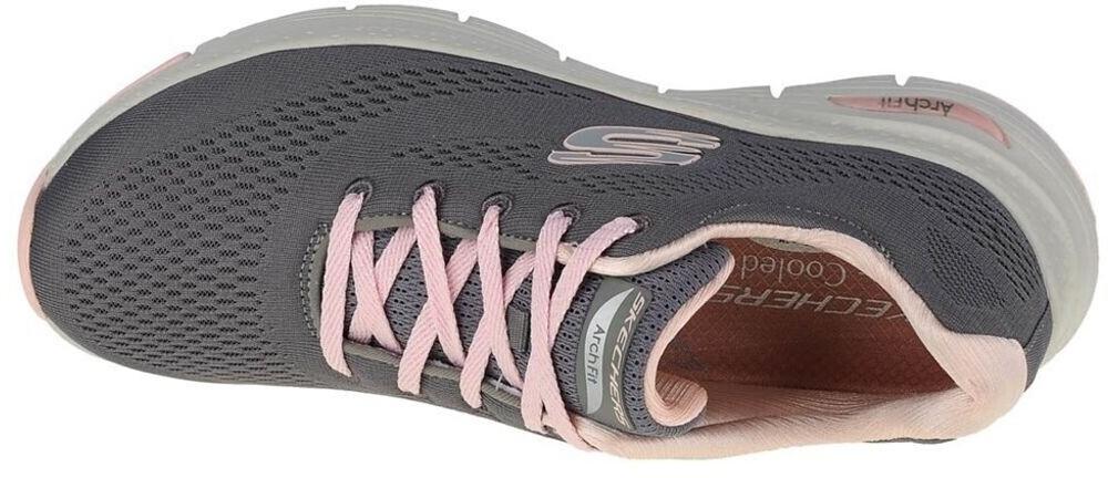 Женские кроссовки Skechers Arch Fit - Big Appeal серый/розовый