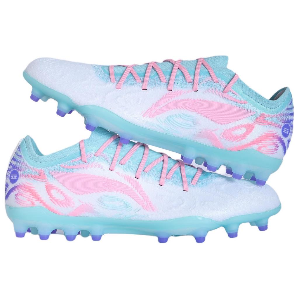 Li Ning Sharp MG Artificial Grass Natural Anti-Slip Wear-Resistant Football Shoes Unisex Football Shoes YSFV037-2