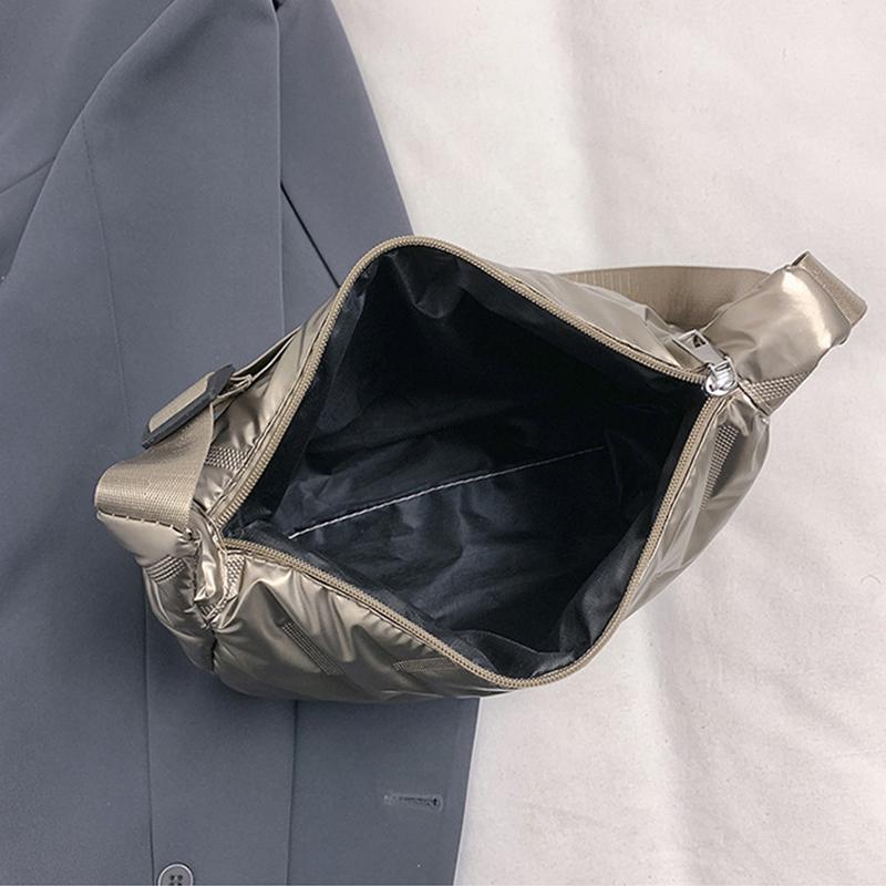 Dumpling Underarm Bag Space Cotton Tote Bag Large Capacity Shoulder Crossbody Bag Lightweight Women's Nylon Handbag KTY