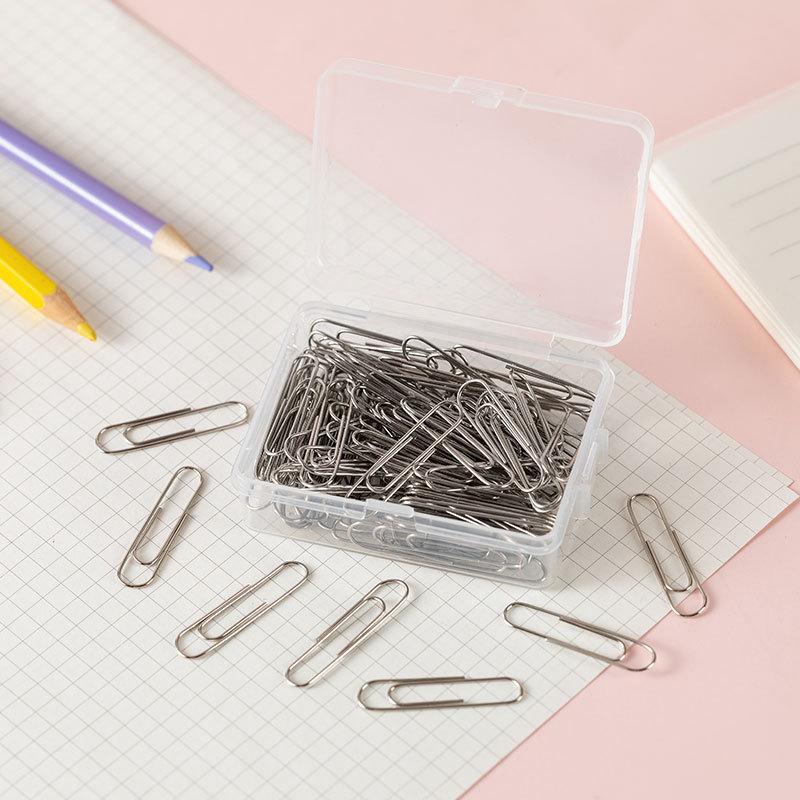 

50pcs/box 28mm Macaron Colored Paper Clips, Creative Accounting Decoration Materials, Bookmarks, Paper Clips