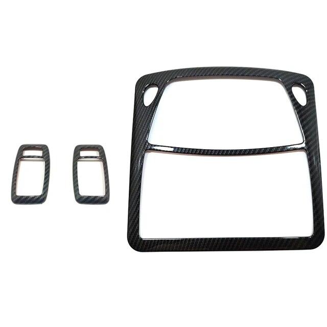 Pentru Nissan x-trail t32 Rogue Murano Sentra Pathfinder Față Spate Abajur de citire Capac lumini Trim ABS Carbon/Crom 2015-2018