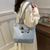 Trendy Summer 2024 Casual Tote Bag For Women Stylish Shoulder Bag With Zipper Closure