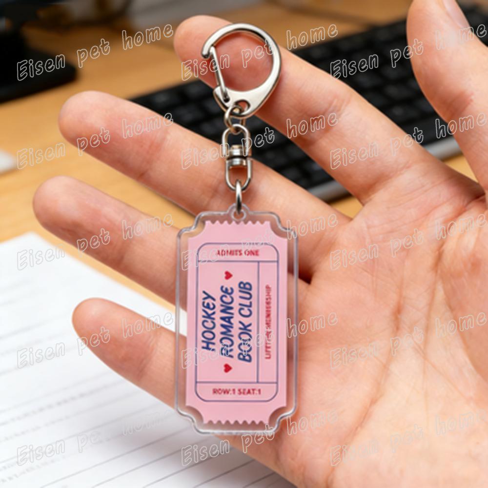 

Creative I Love Hockey Keychain Accessories Bag 6 7 Meme Hockey Balls Sports Keyrings Key Jewelry Gifts for Friends