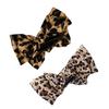 Leopard Print Hair Claw Clip Large Hair Claw Hair Adornment Lovely Bows Hair Claw Clip Hair Ornamentation