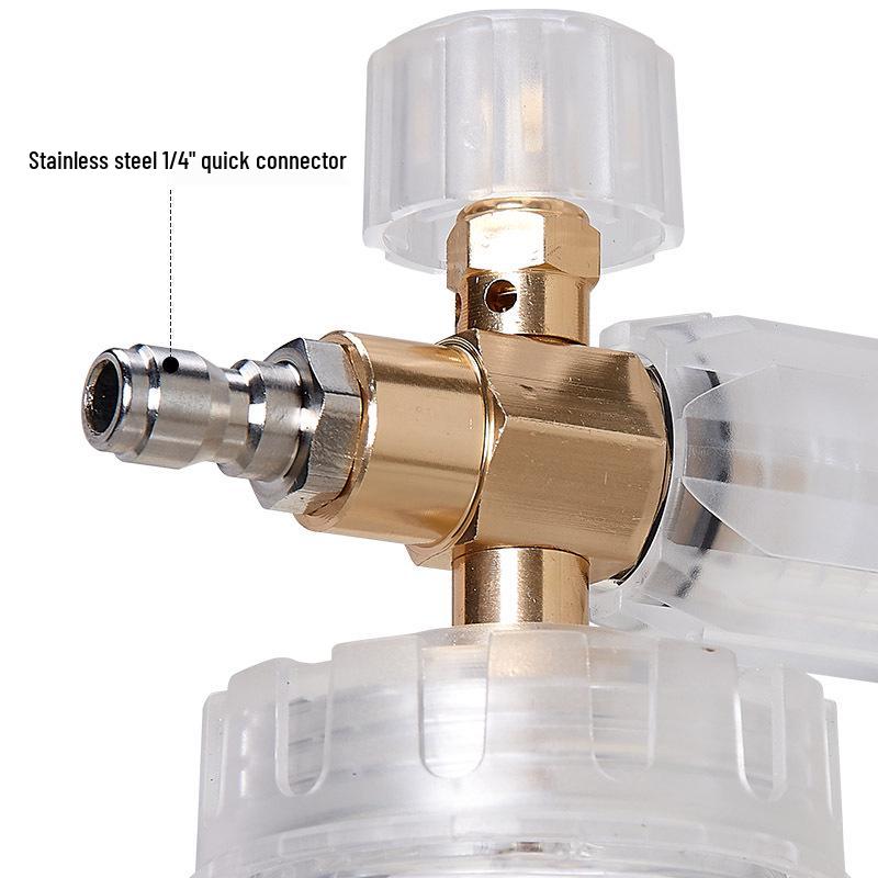 High Pressure Transparent Car Wash Foam Sprayer with 1/4 Quick Connect