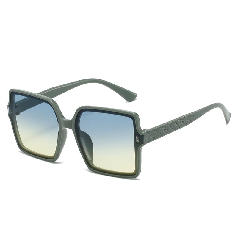 Fashion Style Oversized Square Sunglasse Women's Men's Retro Style Classical Large Glasses Frame Brand Sun Eyeglasses Vintage Style Travel Man Lady