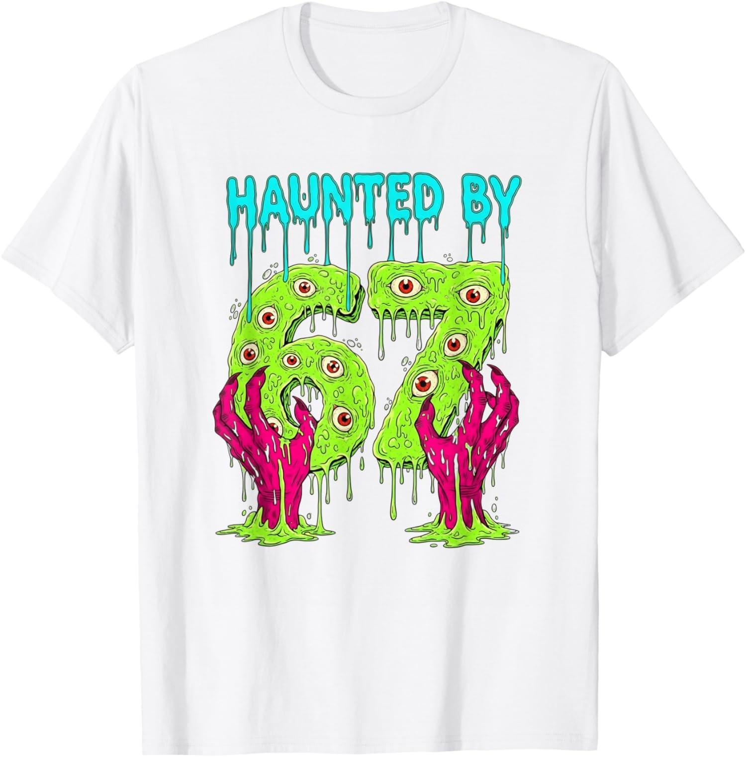 Haunted Funny Halloween Spooky Season Pumpkin Unisex T-Shirt S