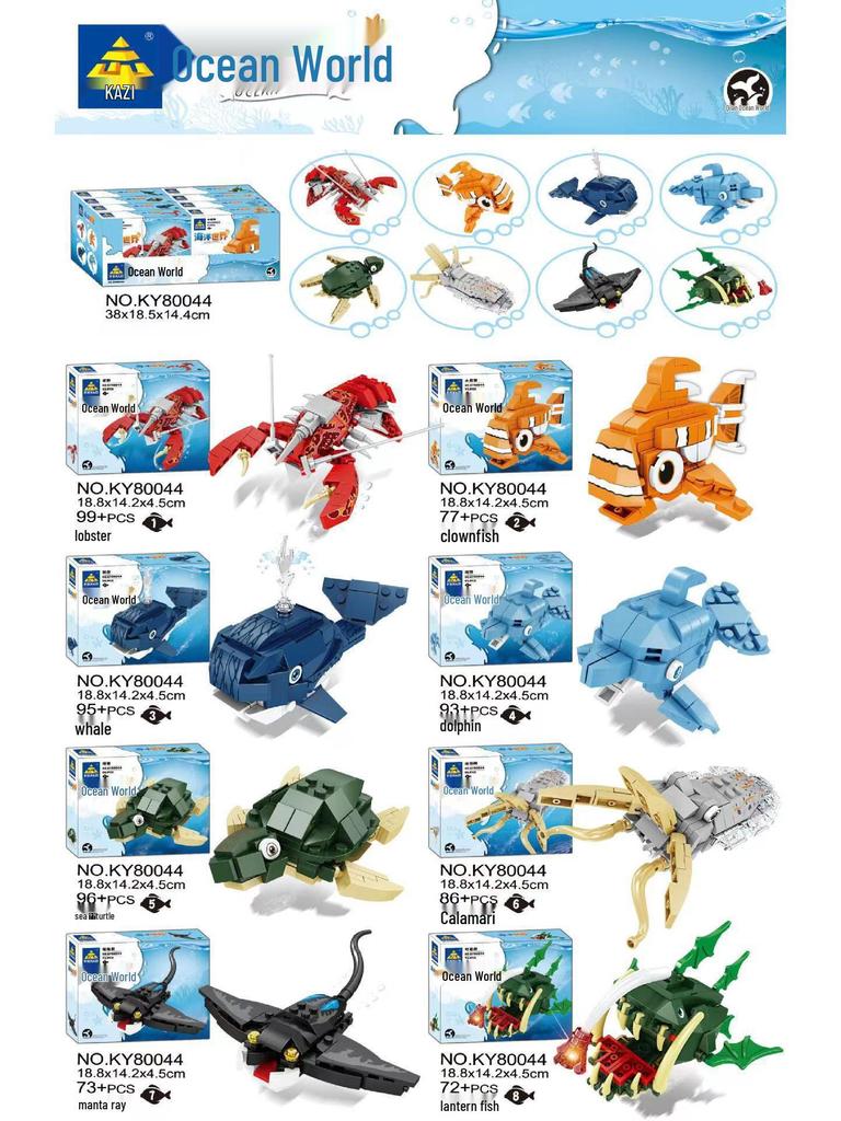 Insect Building Block Model: Mantis - Educational Toy for Kids