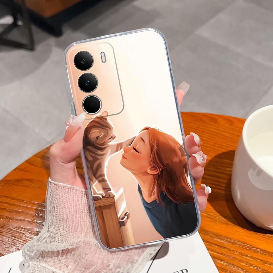 

For Realme C71 Case Summer Flowers Clear Phone Cover For Realme C 71 4G Funda Soft TPU Silicone Anti Drop Untra Thin Back Covers realme C71