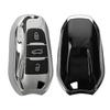 kwmobile Peugeot Citroën 3 Button Smart Key (Keyless Go) Compatible