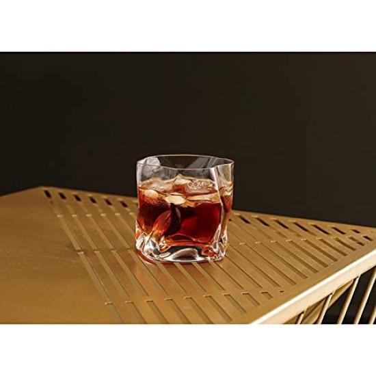 Makoto Komatsu Kimura Glass Tumbler COM Series Crumple Old Fashioned In Wedding Gift Beer Japanese Sake Whiskey Respect for the Aged Day Retirement