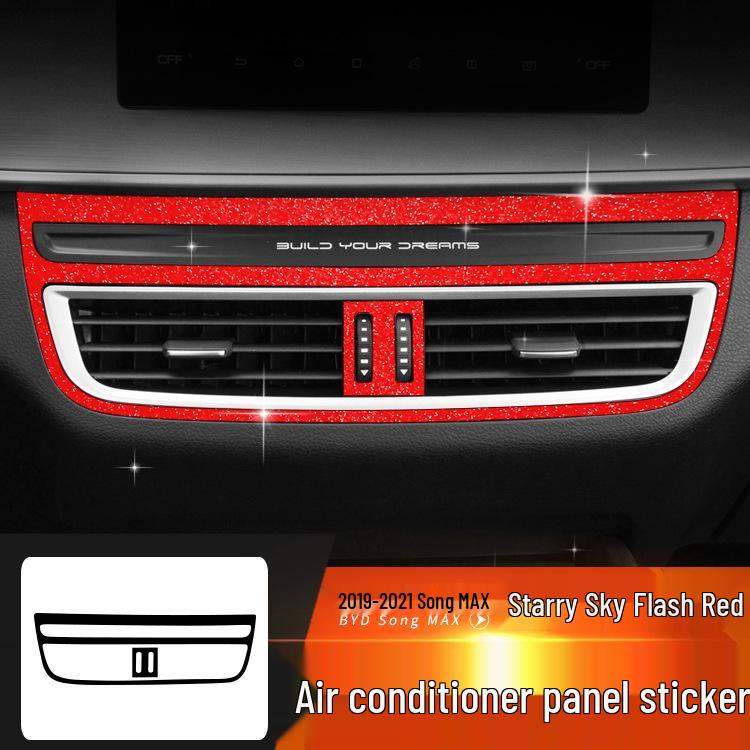 Starry Sky Center Console Film for 17-21 BYD Song Max Interior Decor