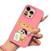 Jelly 2-in-1 Phone Case Ins New Phone Case Holder Caseti for Apple High-end Feeling Crayon Small New Model