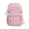 Women Travel Backpack Zipper Waterproof Adjustable Shoulder Strap Casual Carry On Laptop Backpack Pink 16in