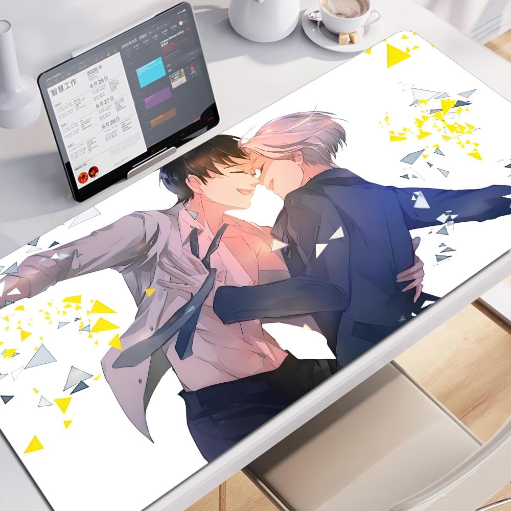 Anime YYuri On Ice Mousepad Large Gaming Mouse Pad LockEdge Thickened Computer Keyboard Table Desk Mat