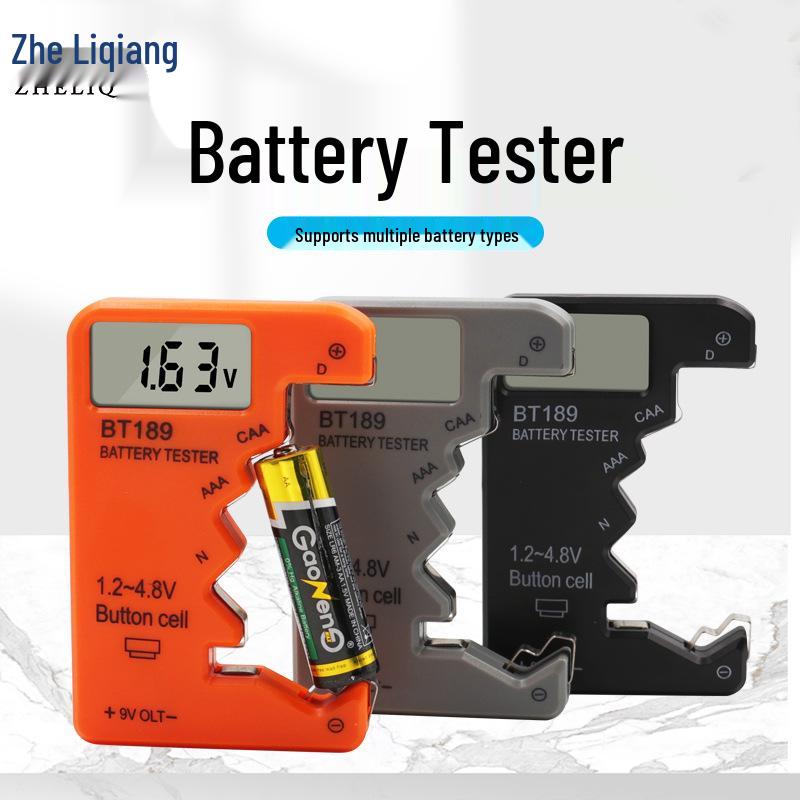 Portable Digital Battery Voltage Tester and Power Detector