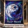 Wolf Fox (234) Theme Custom Tapestry Personalized Custom Name Text Wall Hanging Tapestry Home Decor Background Cloth