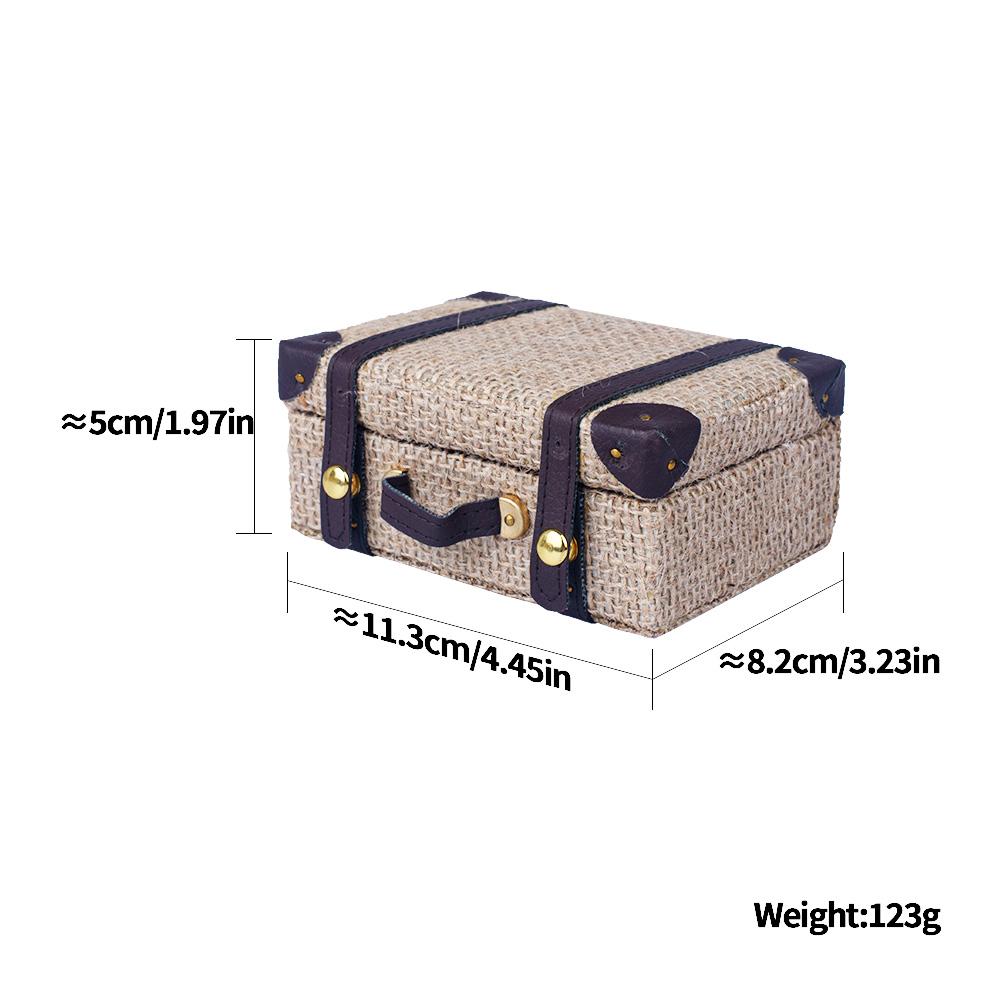 Blythe Doll Mini Toy DIY Educational Handmade Suitcase for Decoration