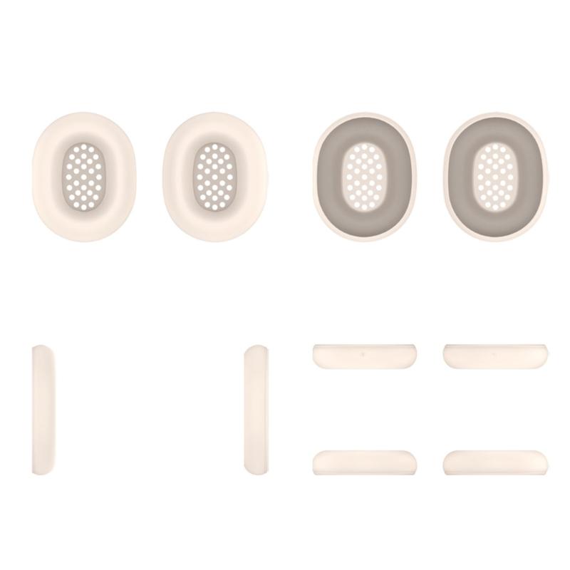 Universal Earpads Cover Sweatproof Noise Reducing Headphone Silicone Covers Easy Installation For Headphone(1)