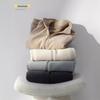 Yi Han Meng Women's Fleece Lined Zip-Up Cardigan - Warm, Korean Style Autumn/Winter Casual Sweatshirt with Stand Collar